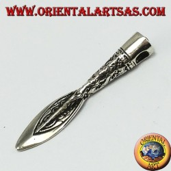 Silver pendant: Celtic, Viking, Medieval spear tip
