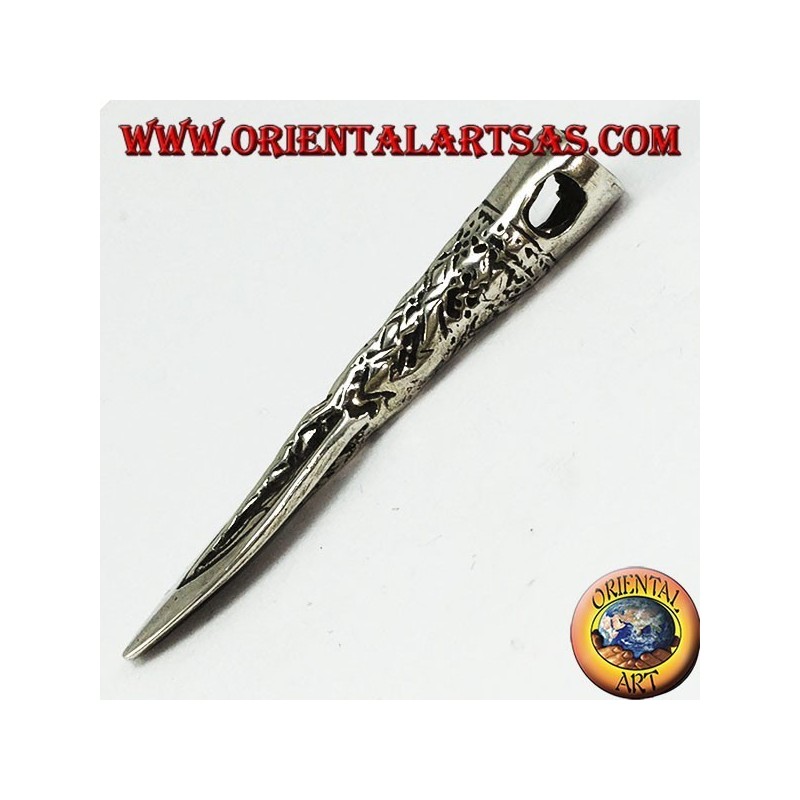 Silver pendant: Celtic, Viking, Medieval spear tip