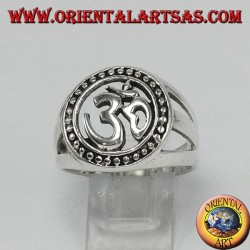 Anillo de plata, sílaba Oṃ el más sagrado
