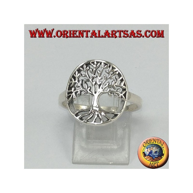 Silberring mit Baum des Lebens