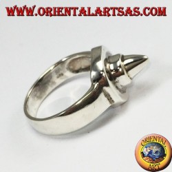 Punzón de anillo de plata (redondo con punta)