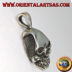Colgante de plata en forma de calavera