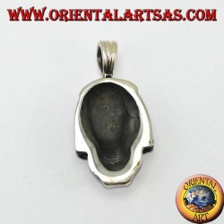 Pendentif en argent en forme de crâne