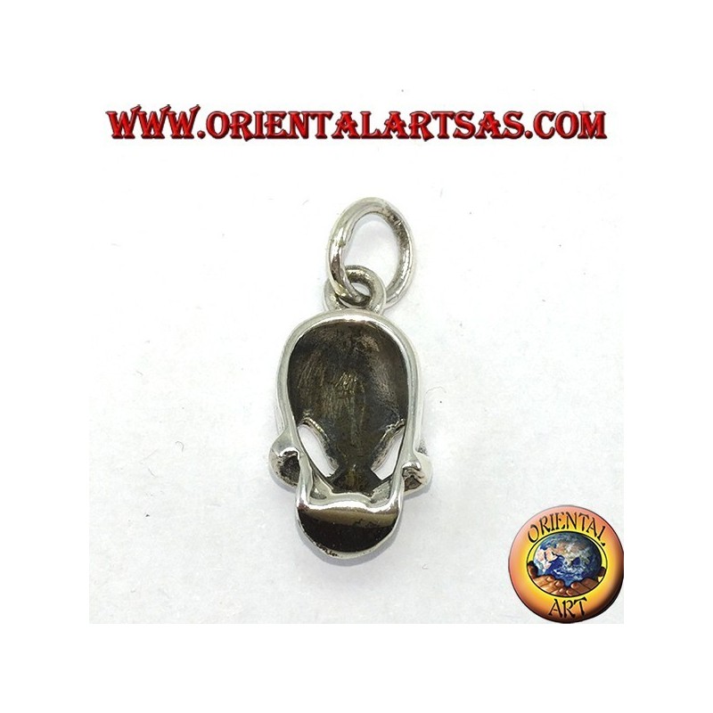 Anhänger aus Silber 925 mit Totenkopf, mit großen Augen