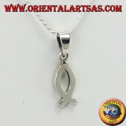 Ichthys Silber Anhänger Symbol des Christentums
