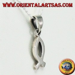 Ichthys Silber Anhänger Symbol des Christentums