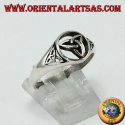 Silberring mit drei Knoten Tyrone (keltischer Knoten)