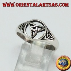 Silberring mit drei Knoten Tyrone (keltischer Knoten)