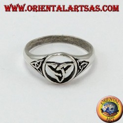 Silberring mit drei Knoten Tyrone (keltischer Knoten)