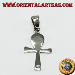 Colgante de plata egipcio cruz ankh con ojo de horus