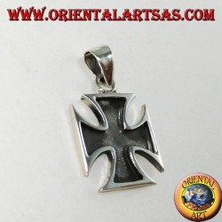 Pendentif en argent Croix des Templiers