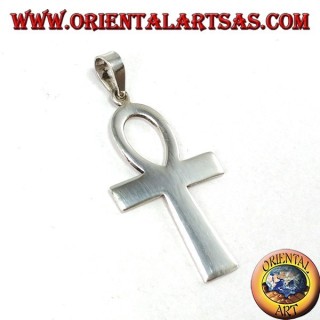 Silver pendant Egyptian cross ankh (key of life)