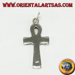 Colgante de plata cruz ankh ojo de horus y con jeroglíficos