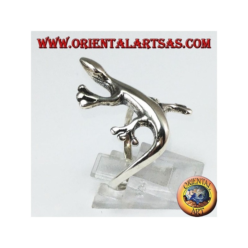 Gecko Gecko Ring in Silber