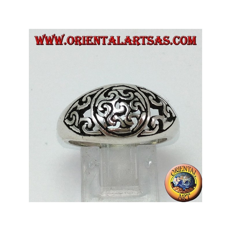 Silberring mit Antahkarana (Symbol der Meditation und Heilung)