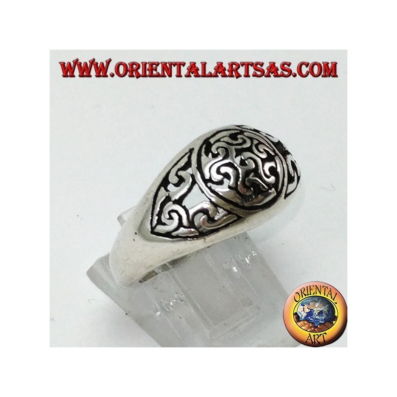 Silberring mit Antahkarana (Symbol der Meditation und Heilung)