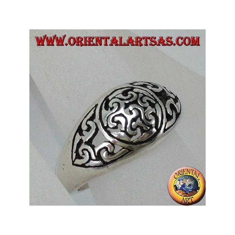 Silberring mit Antahkarana (Symbol der Meditation und Heilung)
