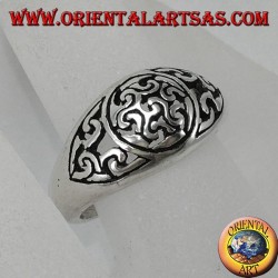 Silberring mit Antahkarana (Symbol der Meditation und Heilung)