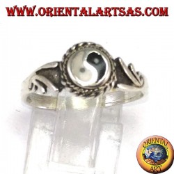 Tao Yin-Yang Ring in Silber (klein)
