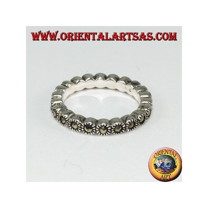 Silberring mit Markasit