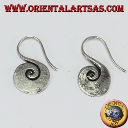 Boucles d'oreilles en argent faites main