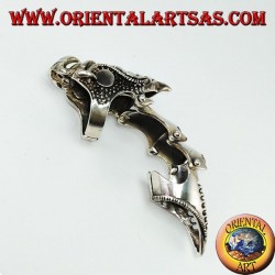 Anello Armatura medievale d'argento massiccio