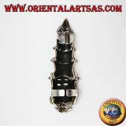 Medieval armor ring solid silver
