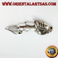 Anillo de plata maciza armadura medieval