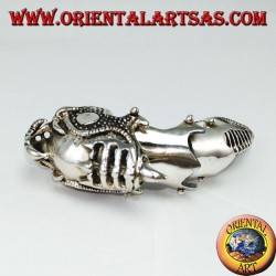 Anello Armatura medievale d'argento massiccio