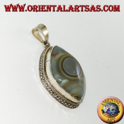 Silber Anhänger, Auge von Shiva