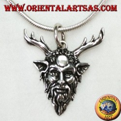 Cernunnos silver pendant simdolo of strength