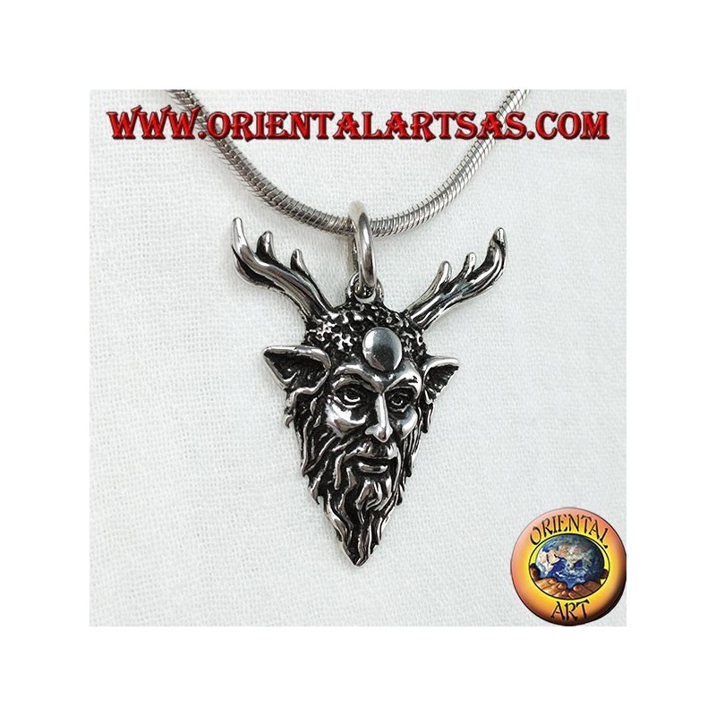 Cernunnos silver pendant simdolo of strength