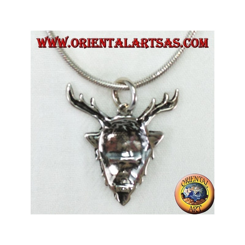 Cernunnos silver pendant simdolo of strength