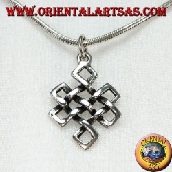 Pendentif en argent Shrivatsa symbole auspicieux