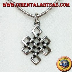 Pendentif en argent Shrivatsa symbole auspicieux