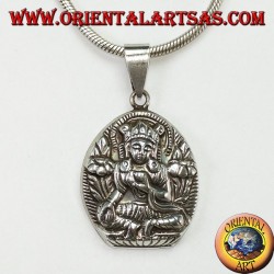 Pendentif en argent Parvati épouse de Shiva