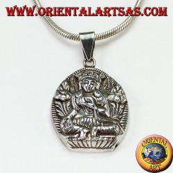 Silberanhänger Parvati Ehefrau von Shiva