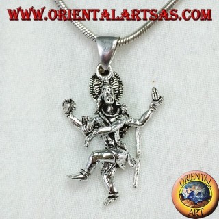 Shiva Anhänger in Silber 