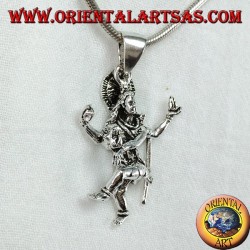 Shiva pendant in silver