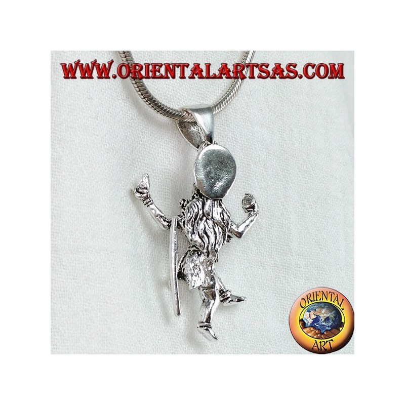 Ciondolo di Shiva in argento