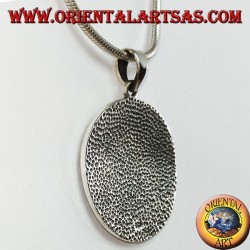 Pendentif en argent aegishjalmur et vegvisir avec runes celtes (grand)