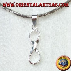 Colgante de plata, símbolo del infinito