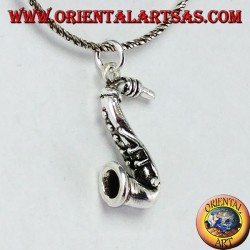 Colgante de plata, saxofón de saxofón