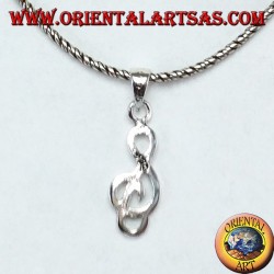 Colgante de plata Clave de sol o clave sol (pequeña)