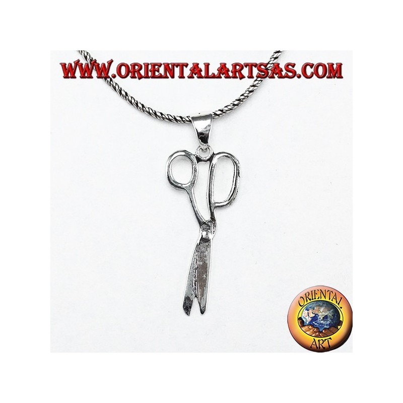 Ciondolo Forbici Argento 925 | Regalo Parrucchieri e Sarti | Oriental Art