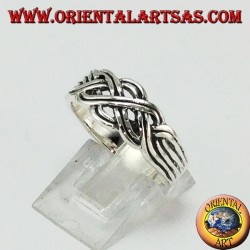 Bagues en argent entrelacs de type turc