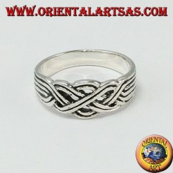 Rings silver intertwining type Turkish faith 