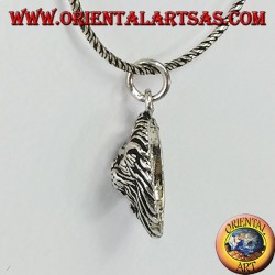 Colgante en plata de argento 925, cabeza de león