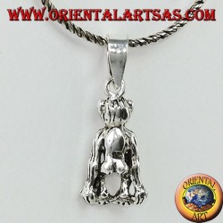 Pendentif en argent singe chimpanzé