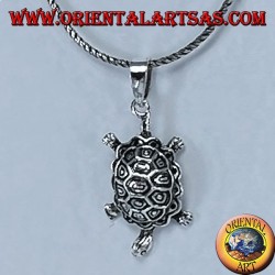 Ciondolo in argento  tartaruga di terra 